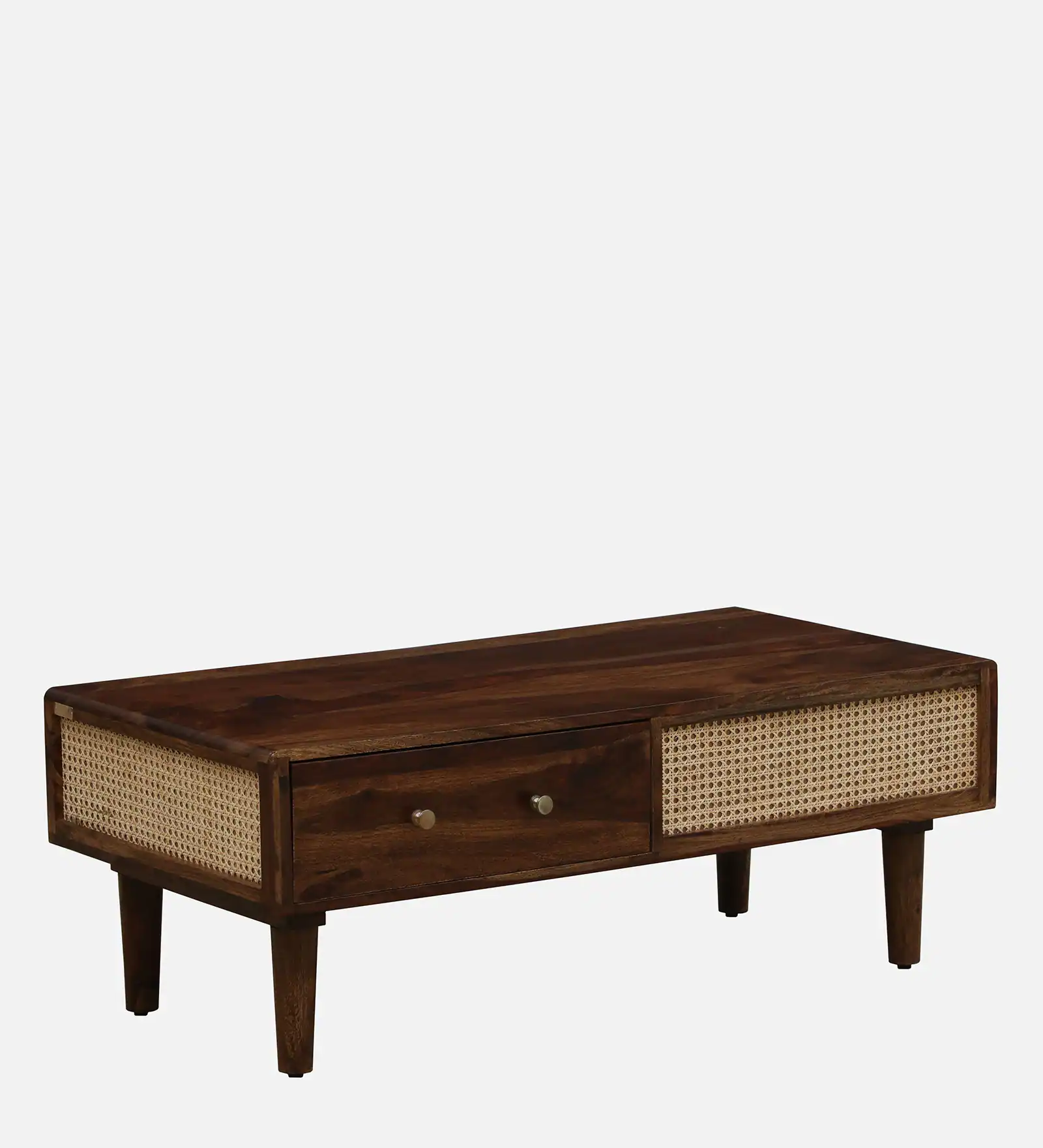Alden Solid Sheesham Wood Coffee Table in Natural Finish - Image 6