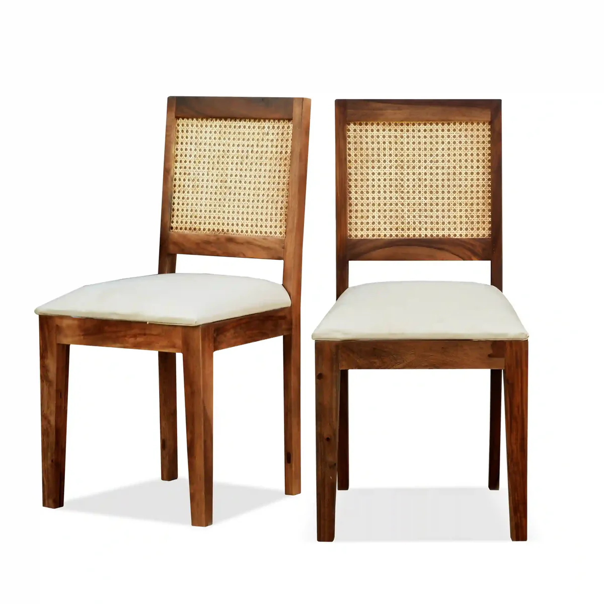 Aarav Solid Sheesham Wood Dining Chair - Image 3
