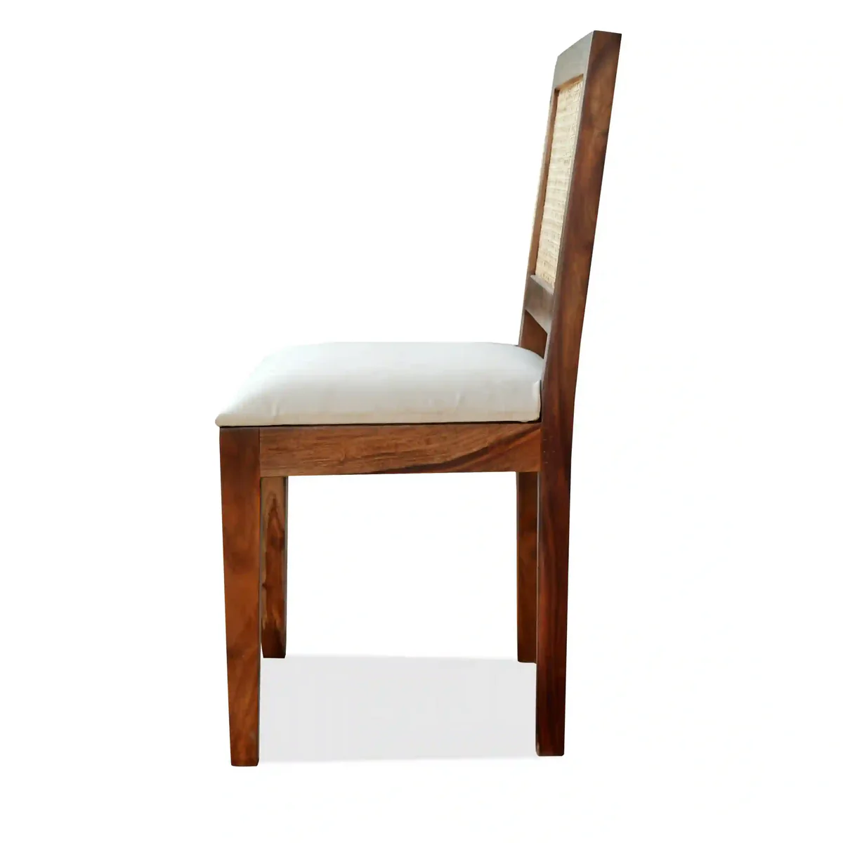 Aarav Solid Sheesham Wood Dining Chair - Image 4