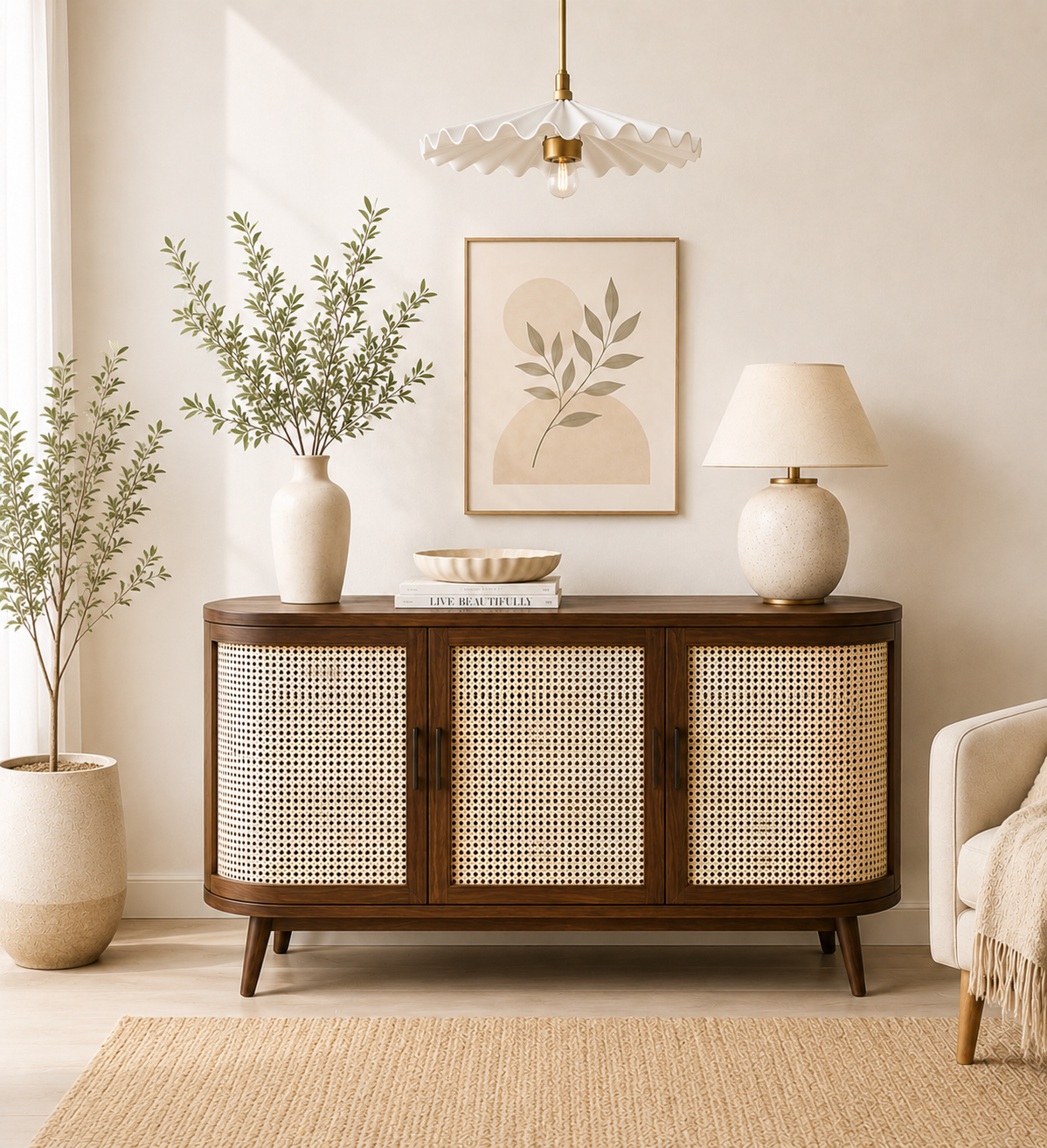 Alverio Premium Wooden Cabinet for Modern and Classic Interiors
