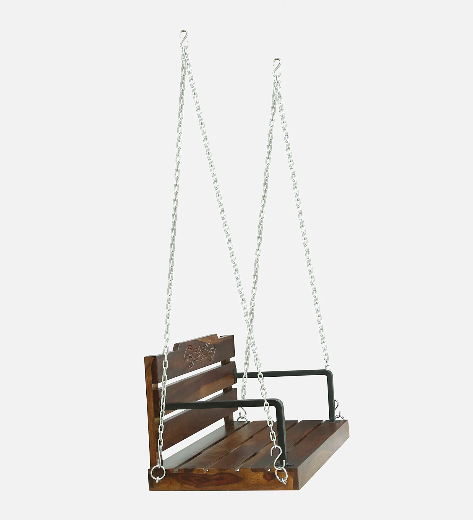 Amadora Designer Wooden Swing Bench for Modern Home Interiors - Image 4