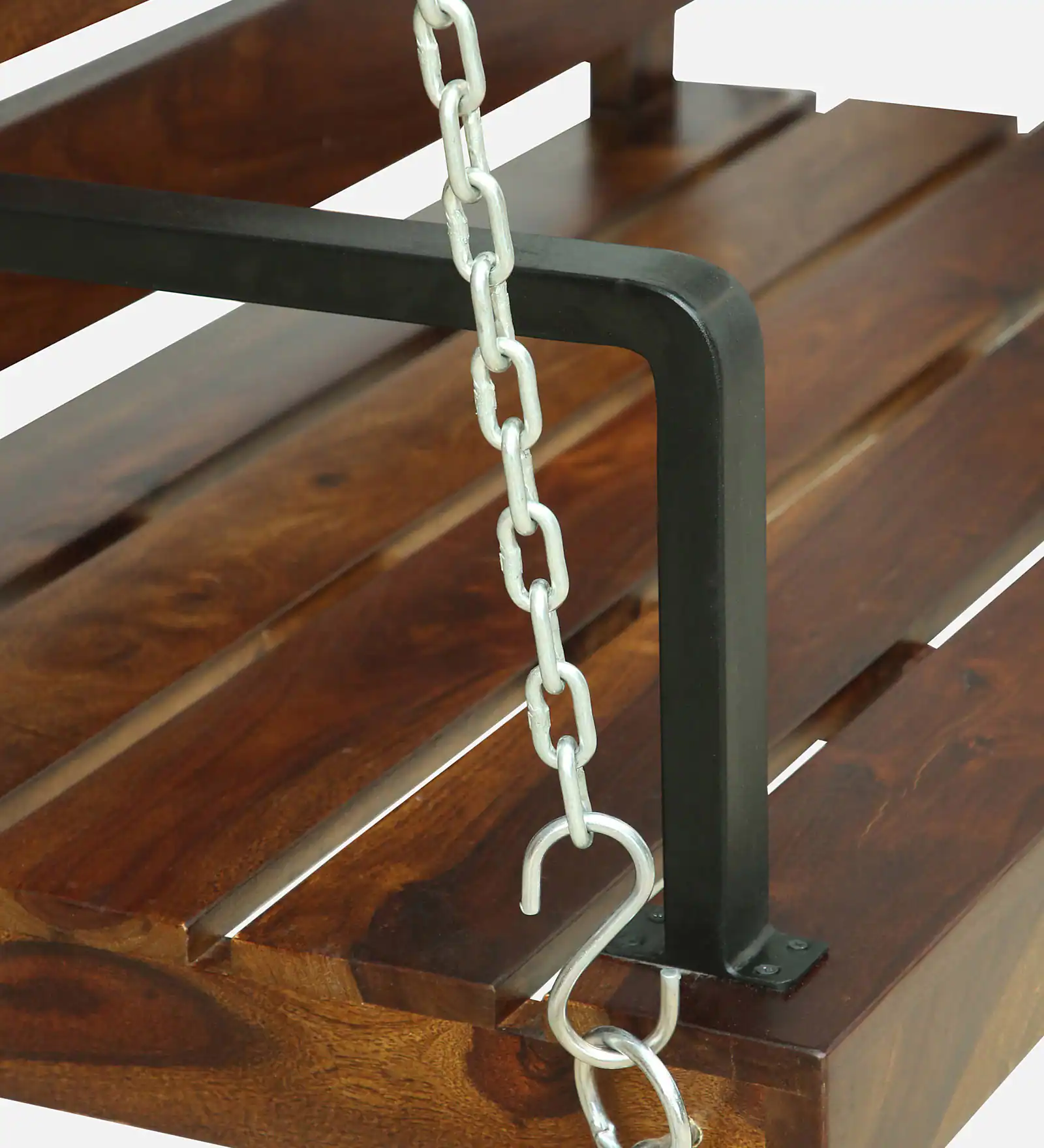 Amadora Designer Wooden Swing Bench for Modern Home Interiors - Image 6