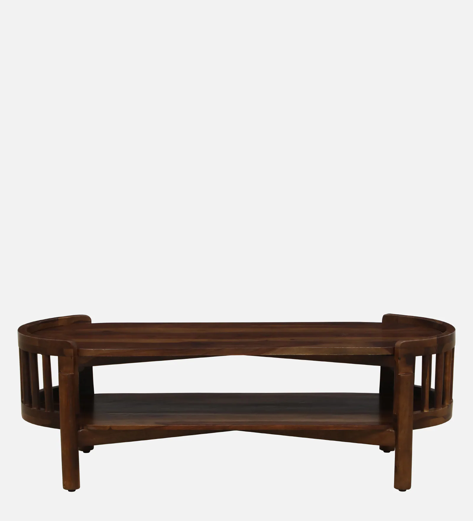 Amberfield Solid Wood Coffee Table with Multi-Purpose Storage Shelf - Image 5