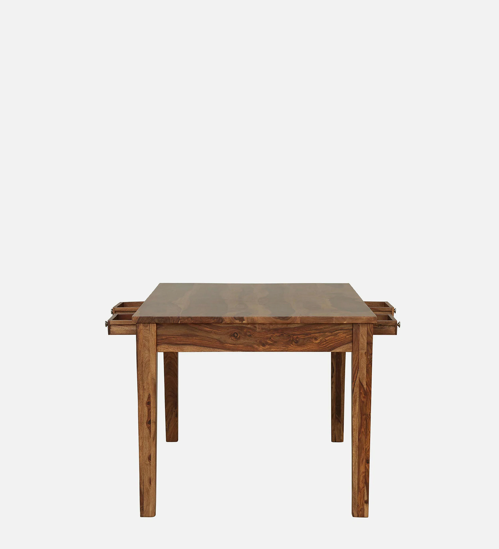 Aranya Craft Solid Sheesham Wood 6 Seater Dining Table Set in Walnut Finish - Image 10