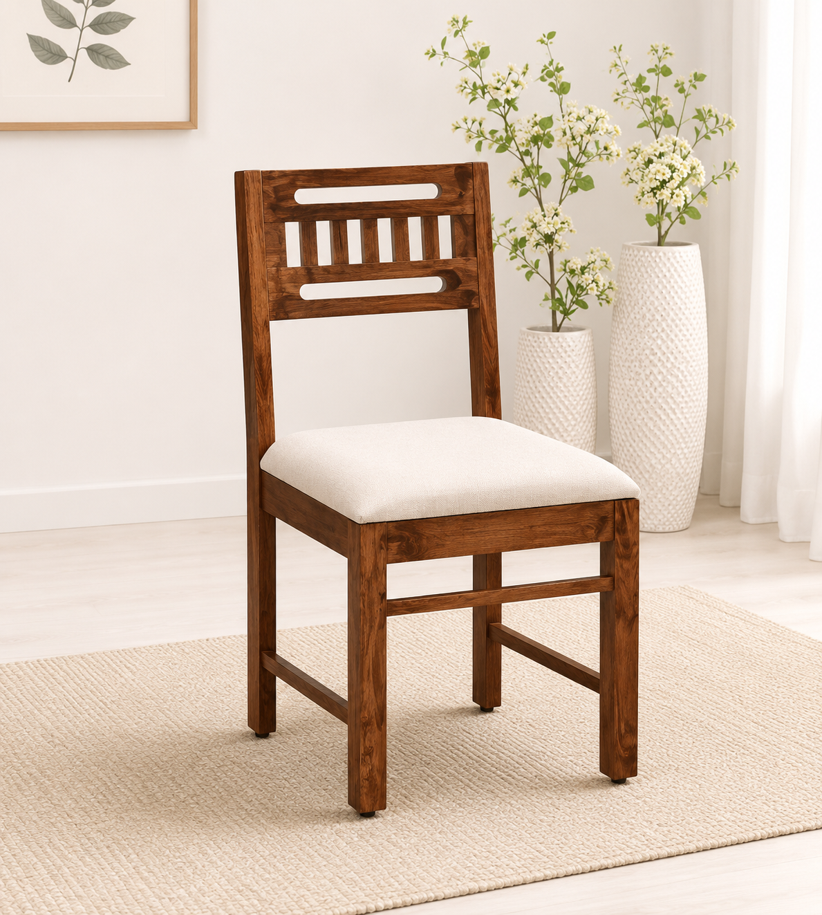 Artisan Solid Sheesham Wood Dining Chair