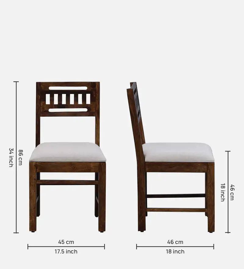 Artisan Solid Sheesham Wood Dining Chair - Image 4