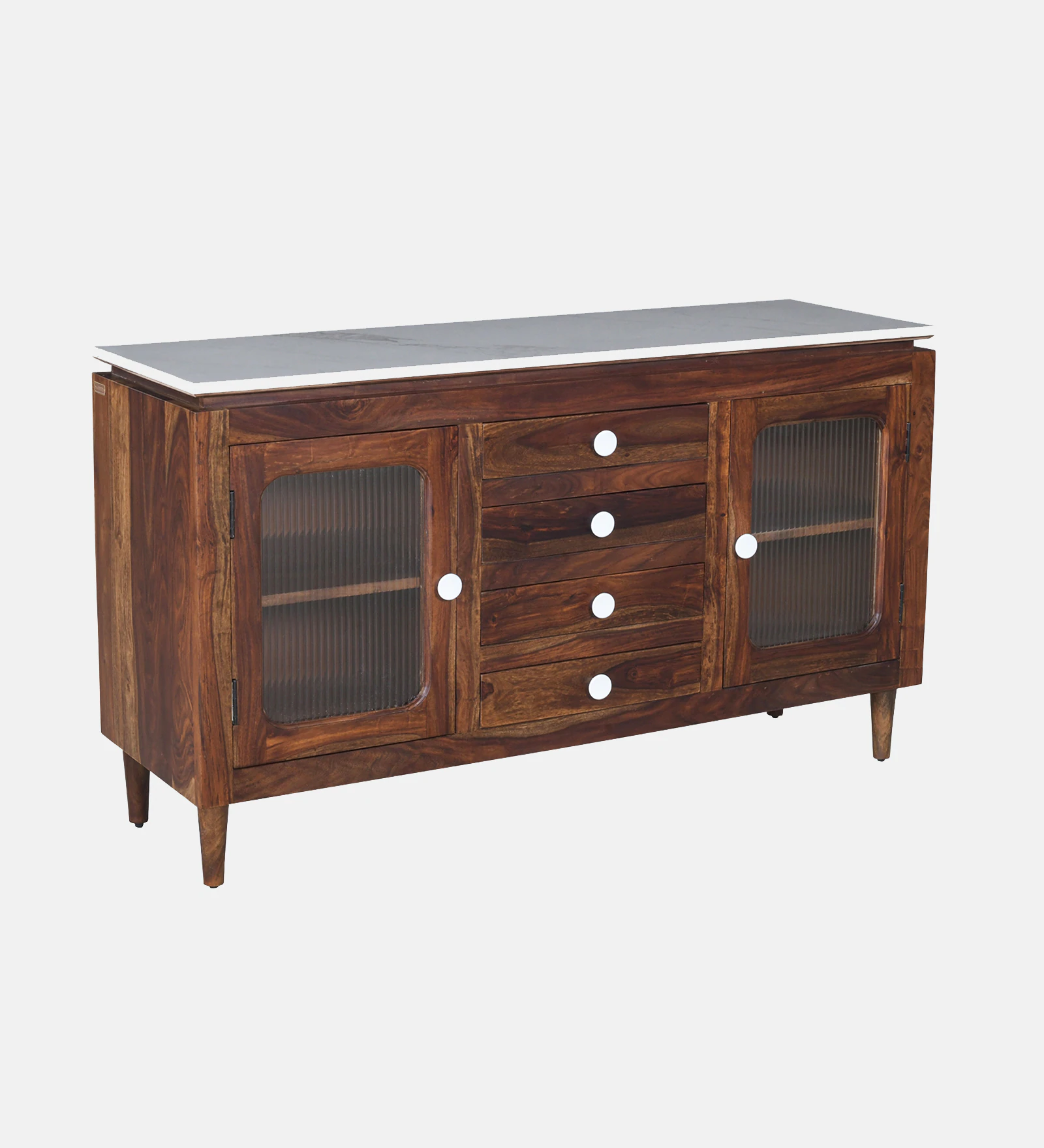 Lumiera Handcrafted Sheesham Wood Cabinet for Contemporary Homes - Image 6