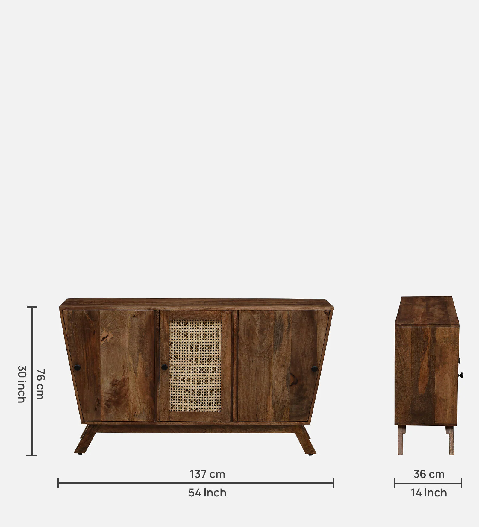 Ashford Luxury Solid Wood Cabinet for Living Room Essentials - Image 3