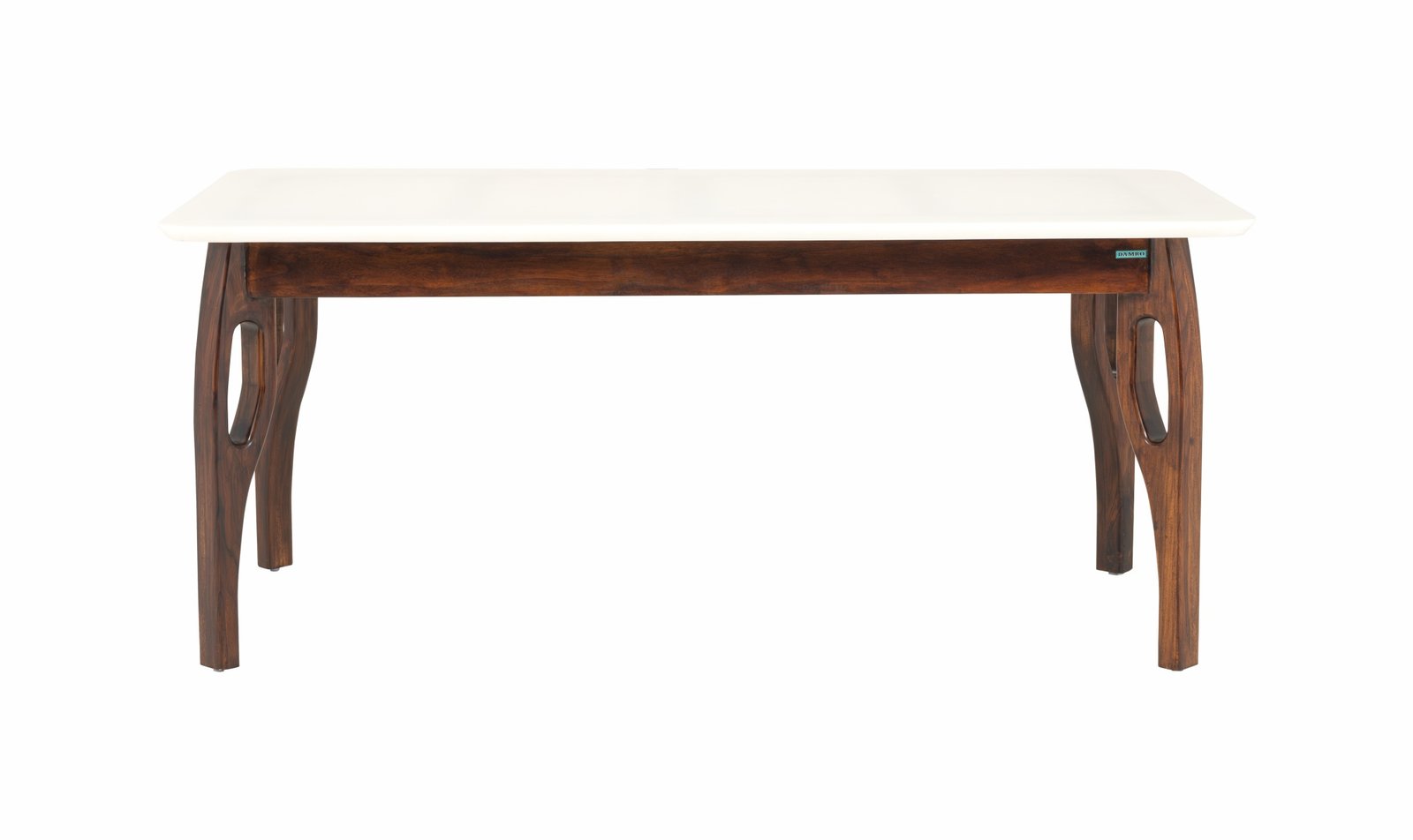 Ashford Sheesham Wood 6 Seater Dining Set In Scratch Resistant Rustic Mahogany Finish With Bench - Image 2