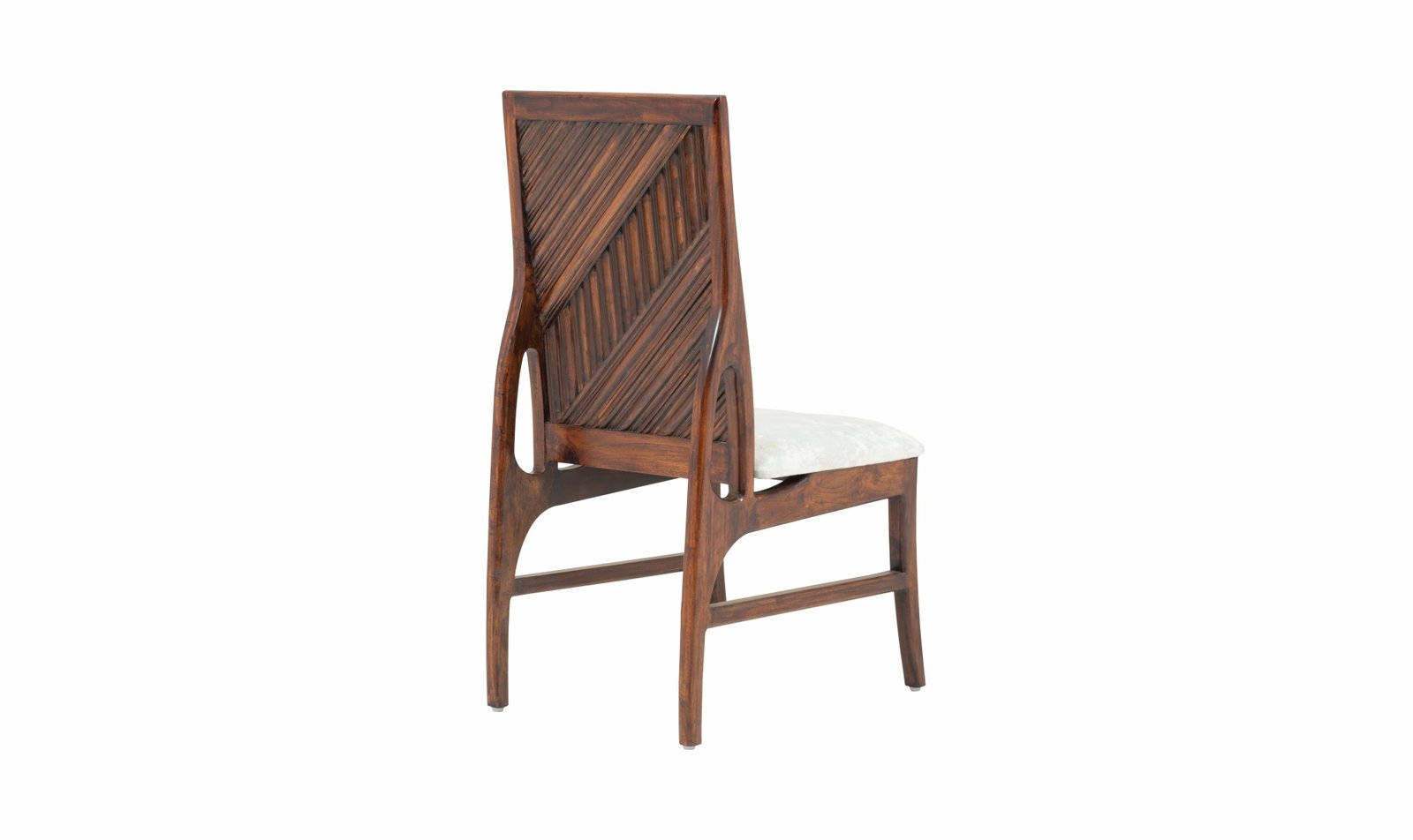 Ashford Sheesham Wood 6 Seater Dining Set In Scratch Resistant Rustic Mahogany Finish With Bench - Image 8
