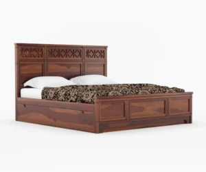 Aspen Contemporary Solid Wood Storage Bed for Bedroom - Image 2