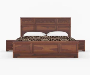 Aspen Contemporary Solid Wood Storage Bed for Bedroom - Image 6