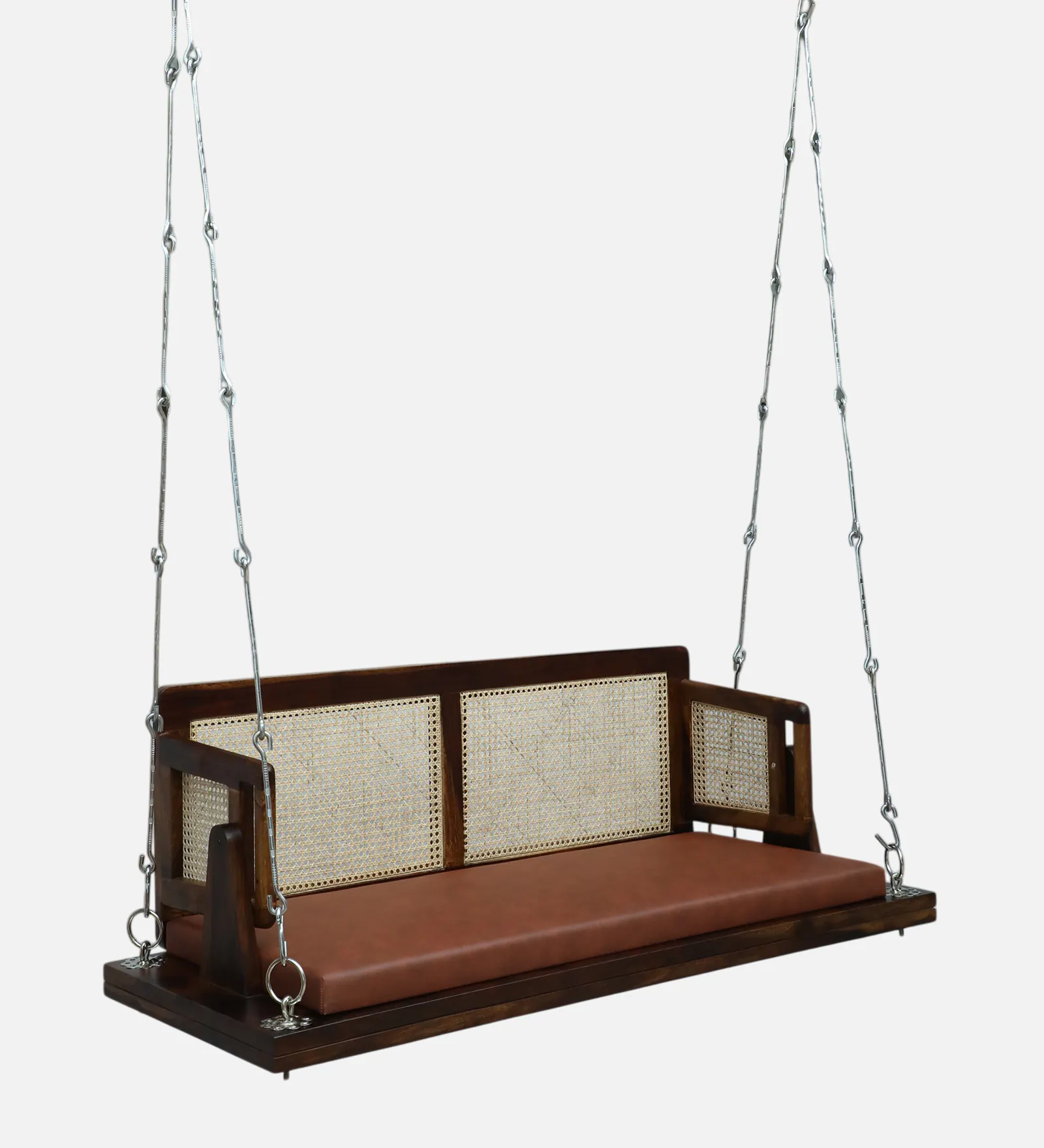 Astera Handcrafted Wooden Swing for Indoor and Balcony Spaces - Image 3