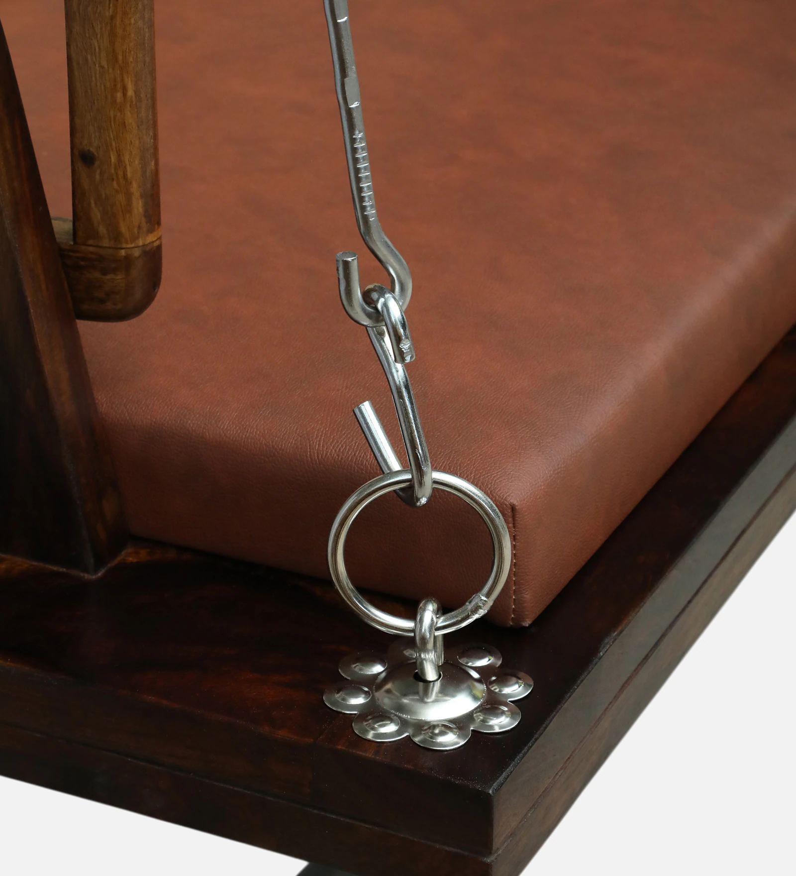 Astera Handcrafted Wooden Swing for Indoor and Balcony Spaces - Image 7