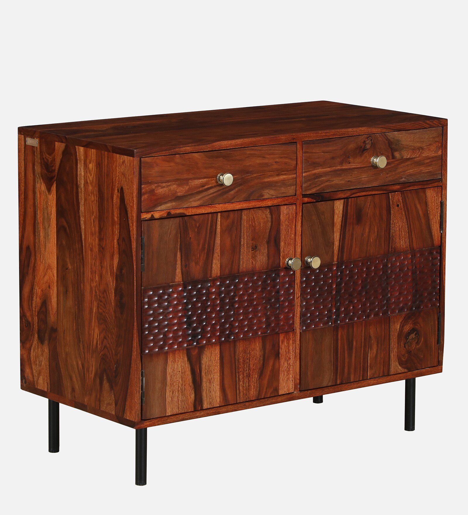 Aurelia Sheesham Wood Large Utility Cabinet with Spacious Storage - Image 4