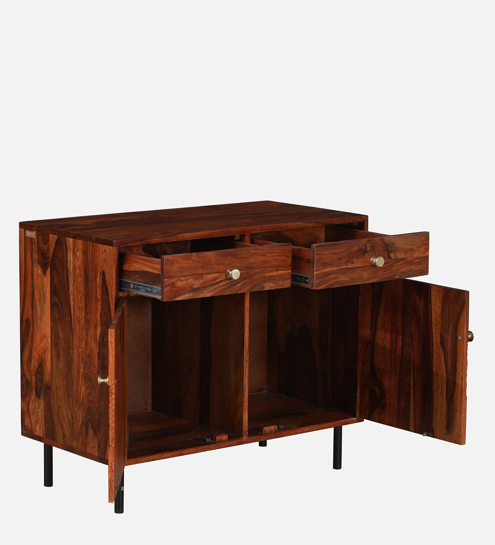 Aurelia Sheesham Wood Large Utility Cabinet with Spacious Storage - Image 5