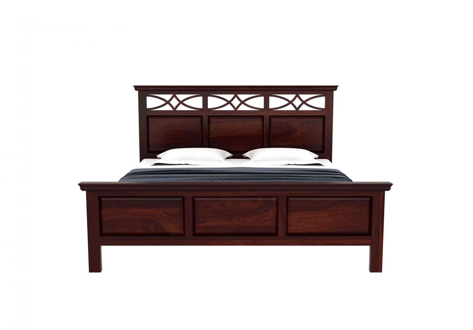 Aurora Luxury Sheesham Wood Bed for Modern Bedroom Interiors - Image 4