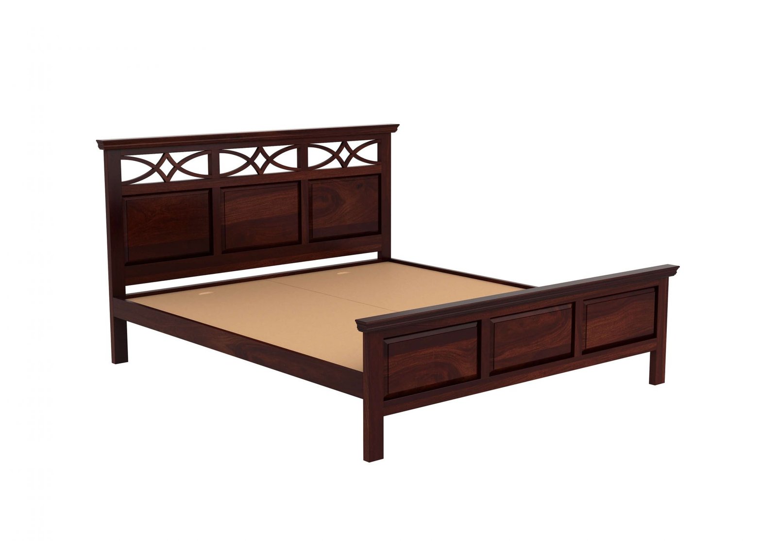 Aurora Luxury Sheesham Wood Bed for Modern Bedroom Interiors - Image 5