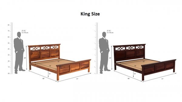 Aurora Luxury Sheesham Wood Bed for Modern Bedroom Interiors - Image 6