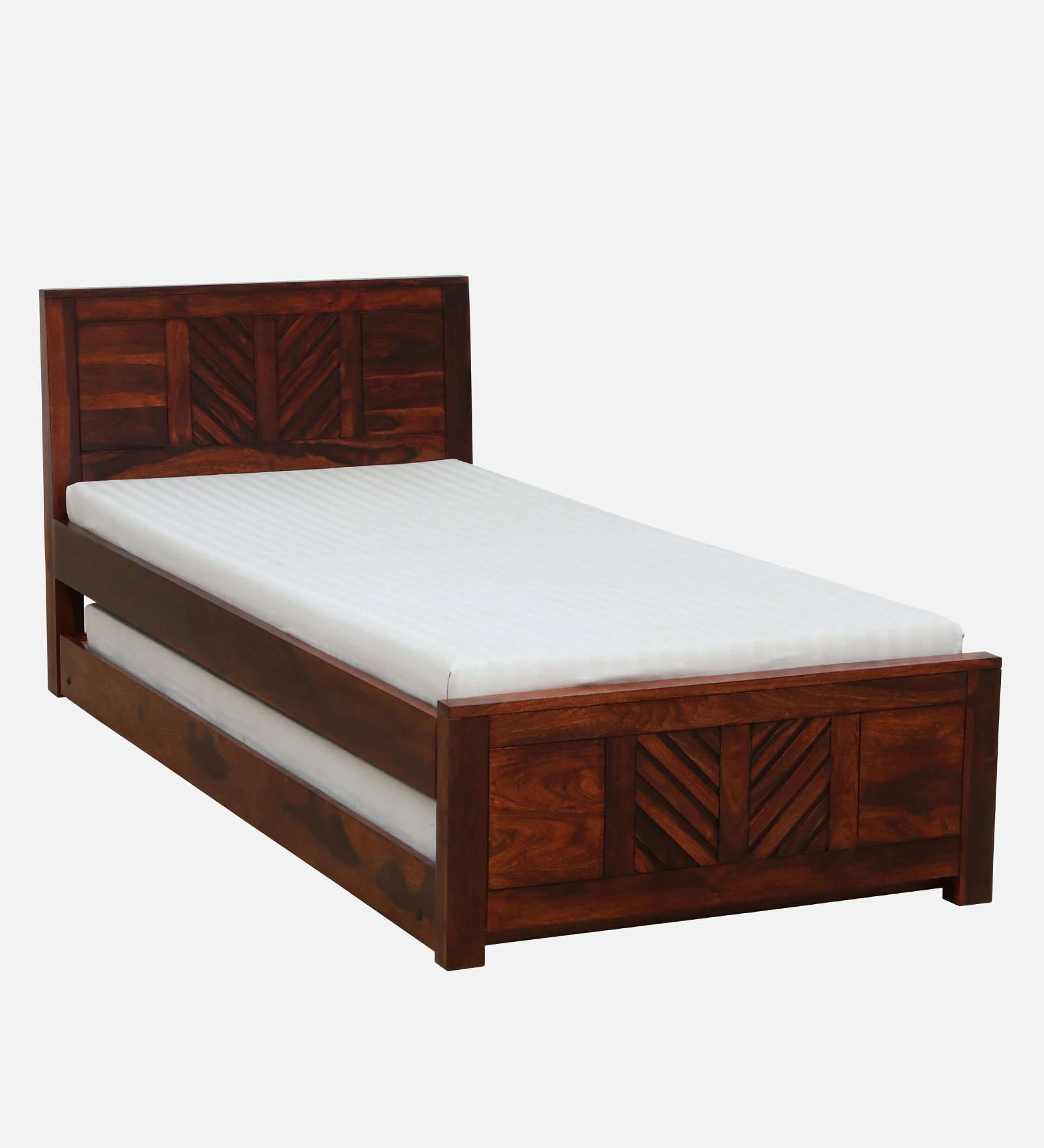 Aurora Luxury Wooden Single Bed with Timeless Design - Image 5