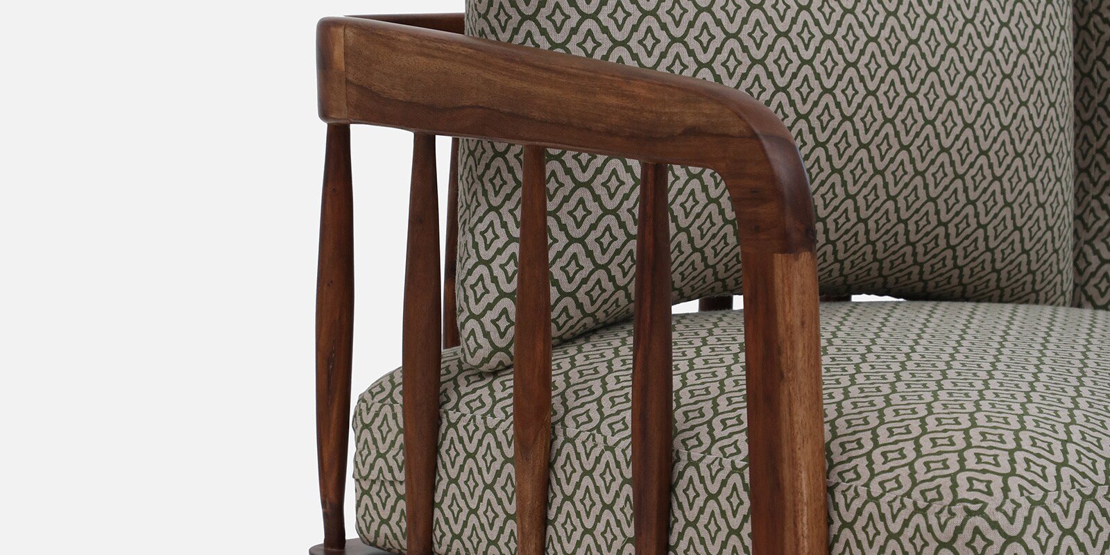 Avalon Heritage Solid Sheesham Wood Lounge Sofa for Elegant Homes - Image 2