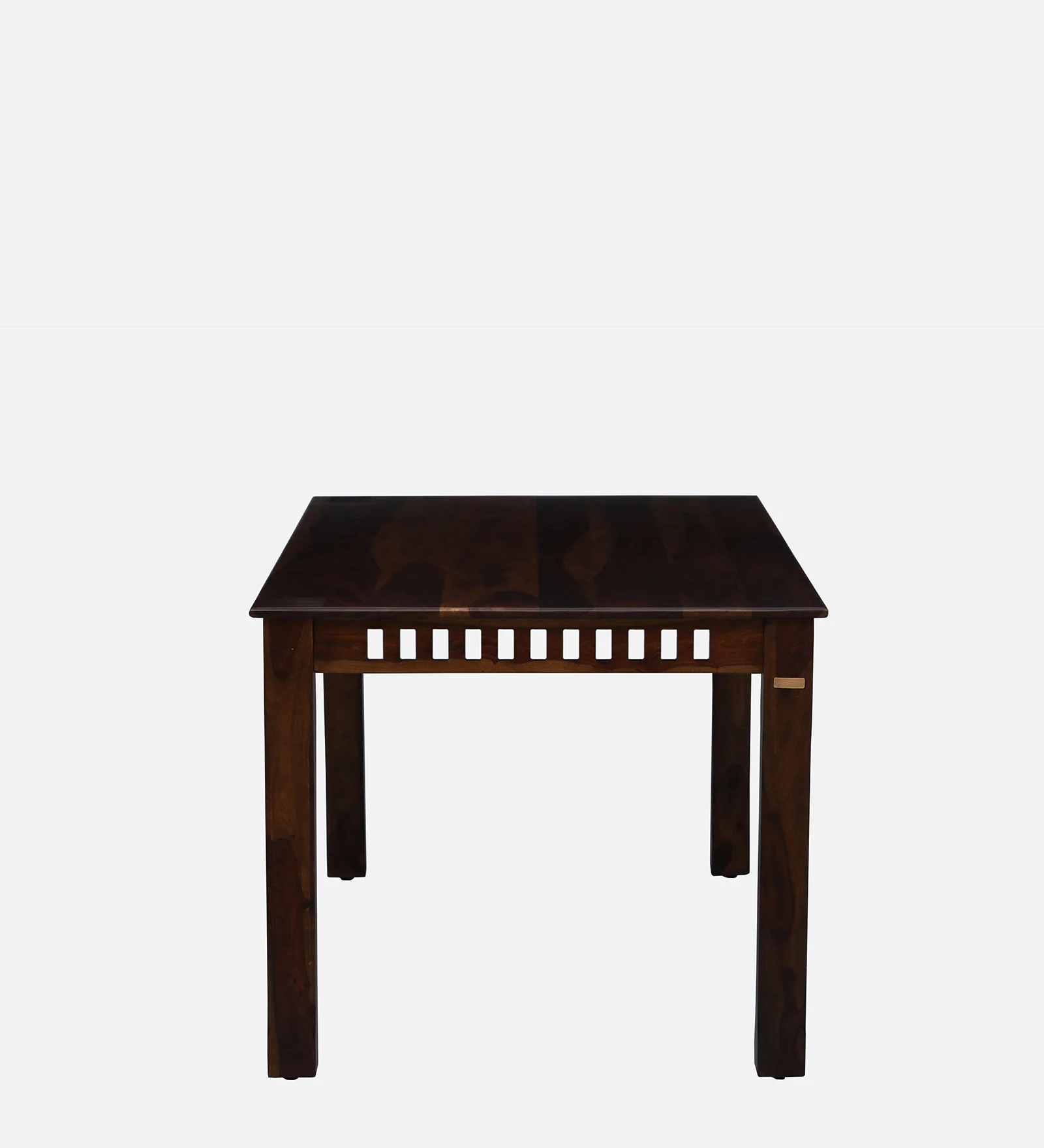 Avelino Solid Sheesham Wood 6 Seater Dining Set in Rustic Walnut Finish - Image 5