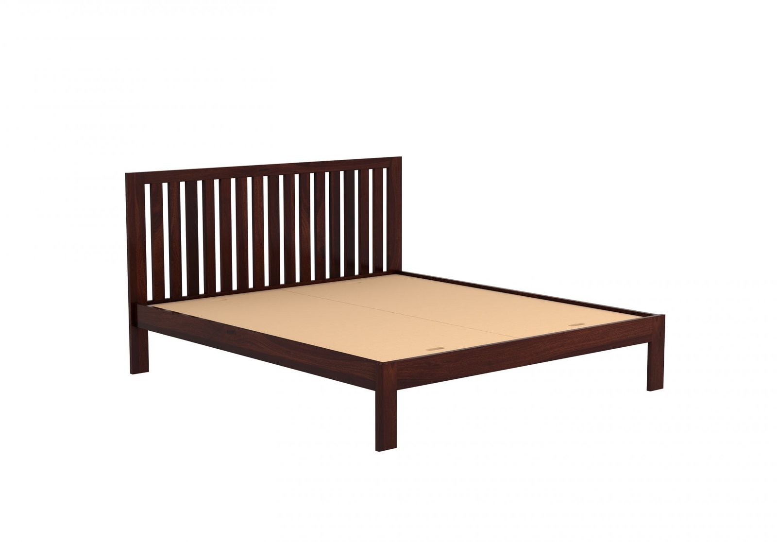 Aviora Solid Sheesham Wood Bed in Provincial Teak Finish - Image 3