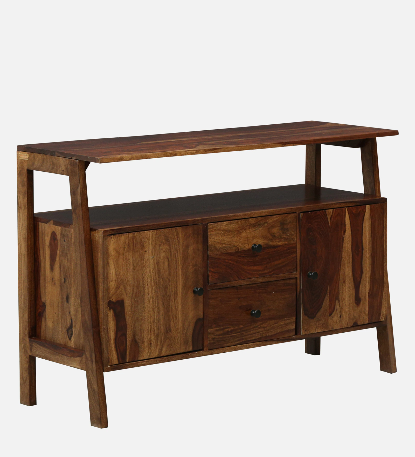 Avenza Premium Wooden Storage Cabinet with Functional Shelving Space - Image 3