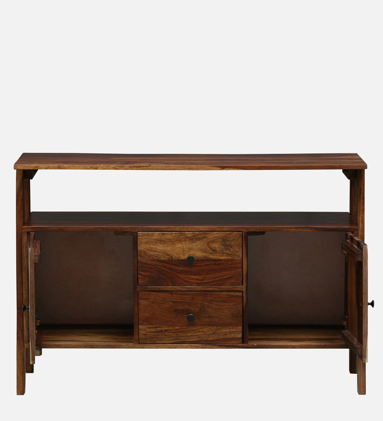 Avenza Premium Wooden Storage Cabinet with Functional Shelving Space - Image 9