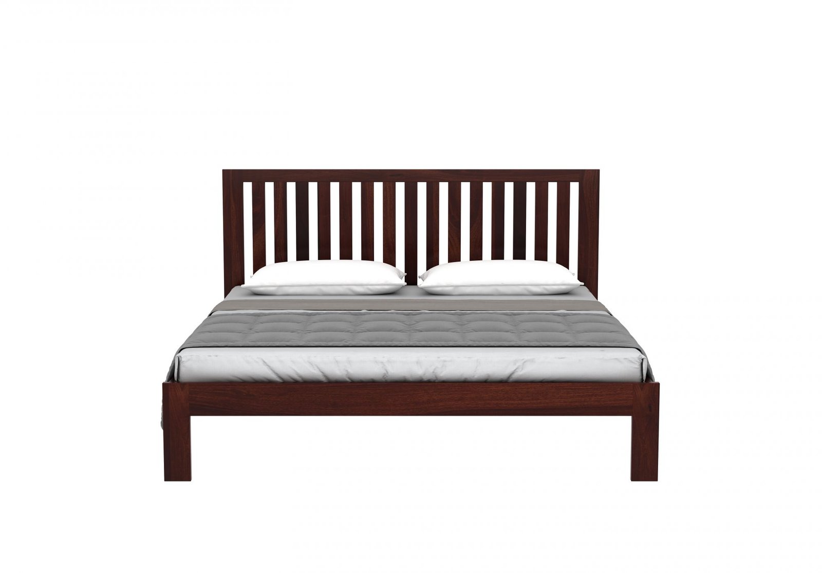 Aviora Solid Sheesham Wood Bed in Provincial Teak Finish - Image 5