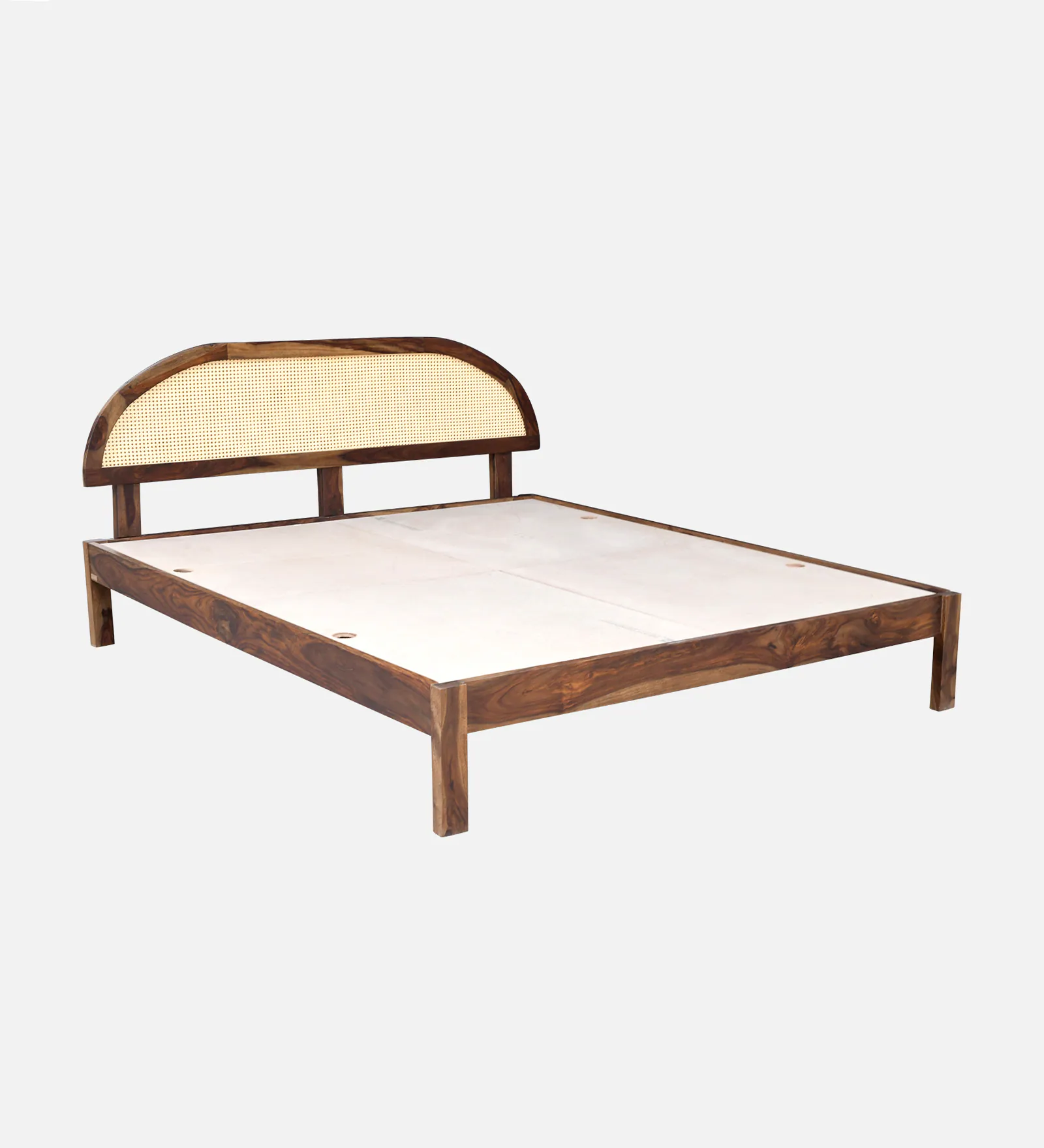 Bellmont Handcrafted Solid Sheesham Wood Double Bed with Modern Design - Image 5
