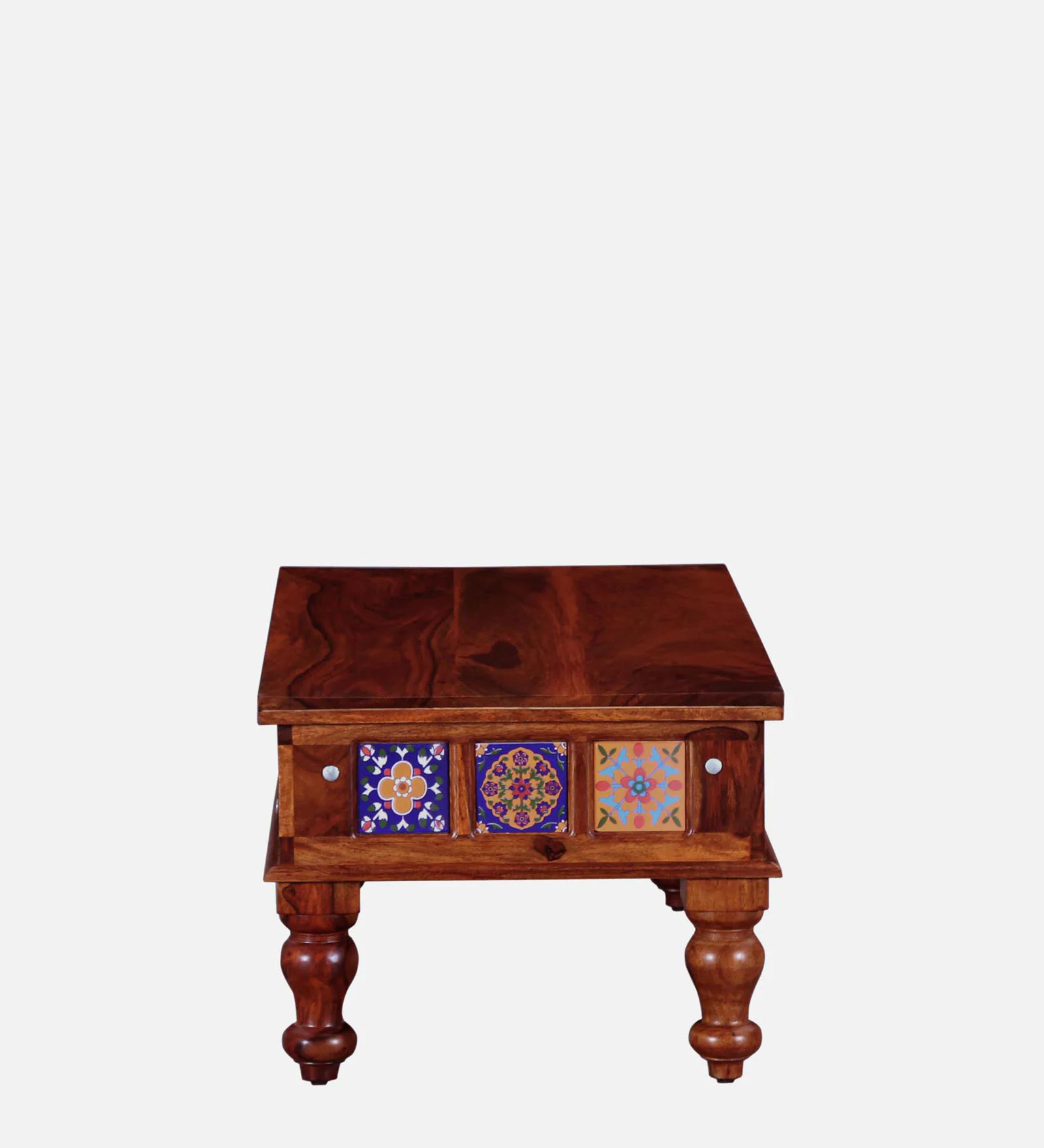 Bellmont Luxury Sheesham Wood Coffee Table in Walnut Finish - Image 5