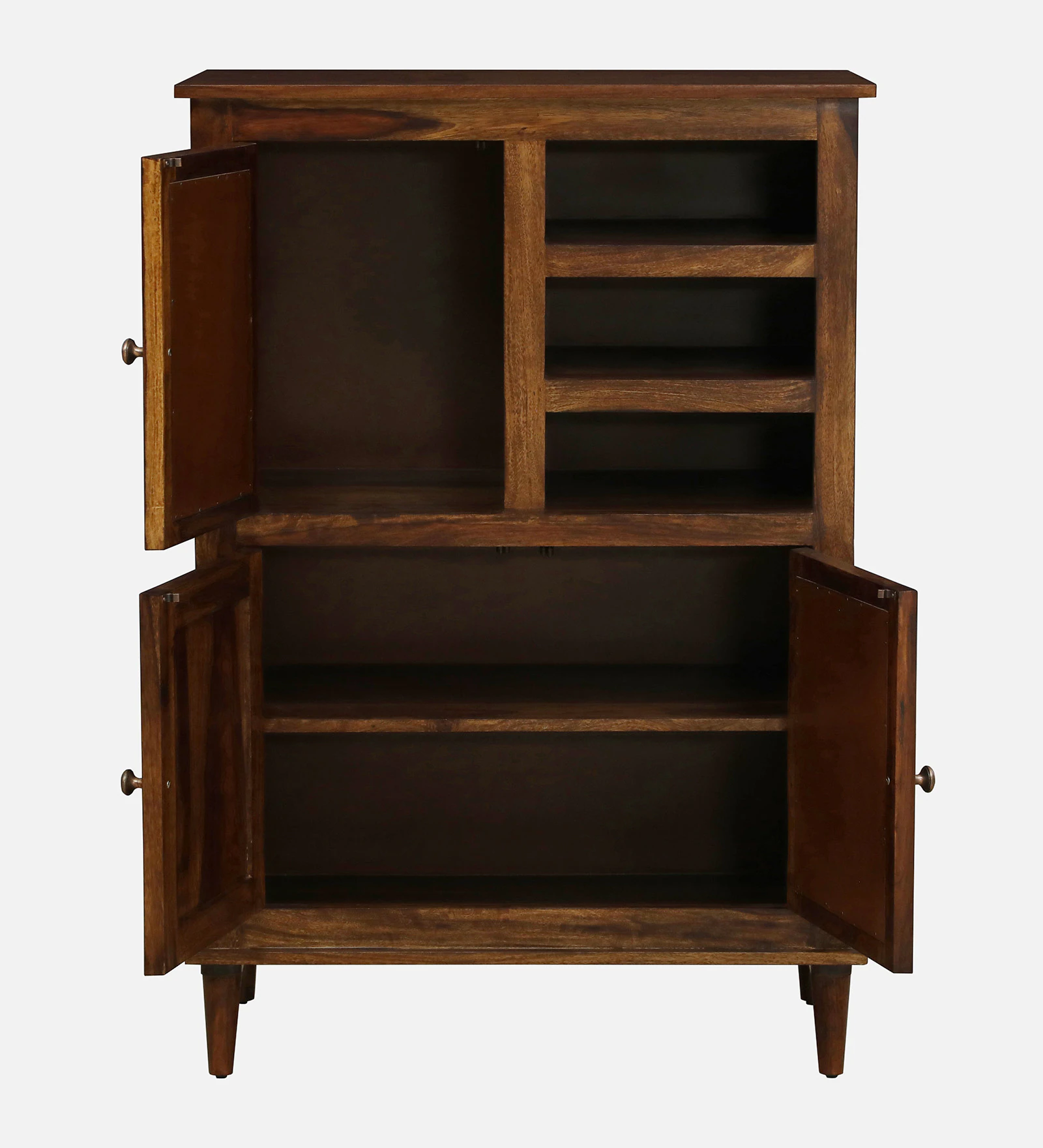 Arvessa Wooden Storage Cabinet in Natural Honey Finish - Image 3