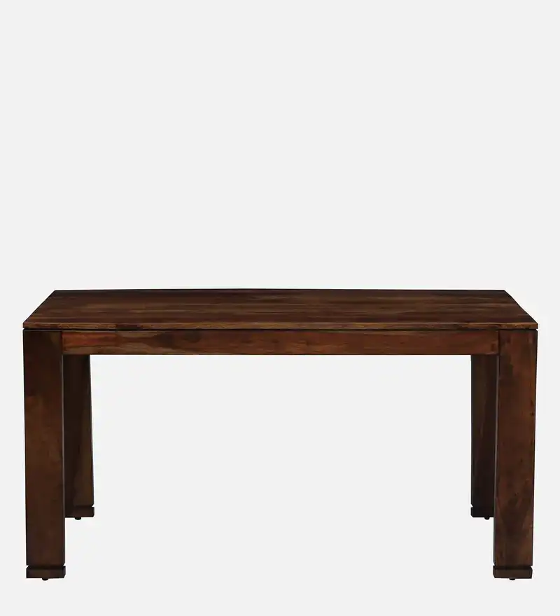 Branton Solid Sheesham Wood Rectangular Dining Table - Image 4