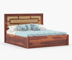 Bristol Modern Wooden Bed with Spacious Storage Drawers - Image 3