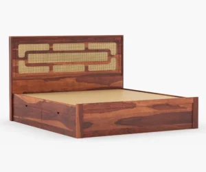 Bristol Modern Wooden Bed with Spacious Storage Drawers - Image 5