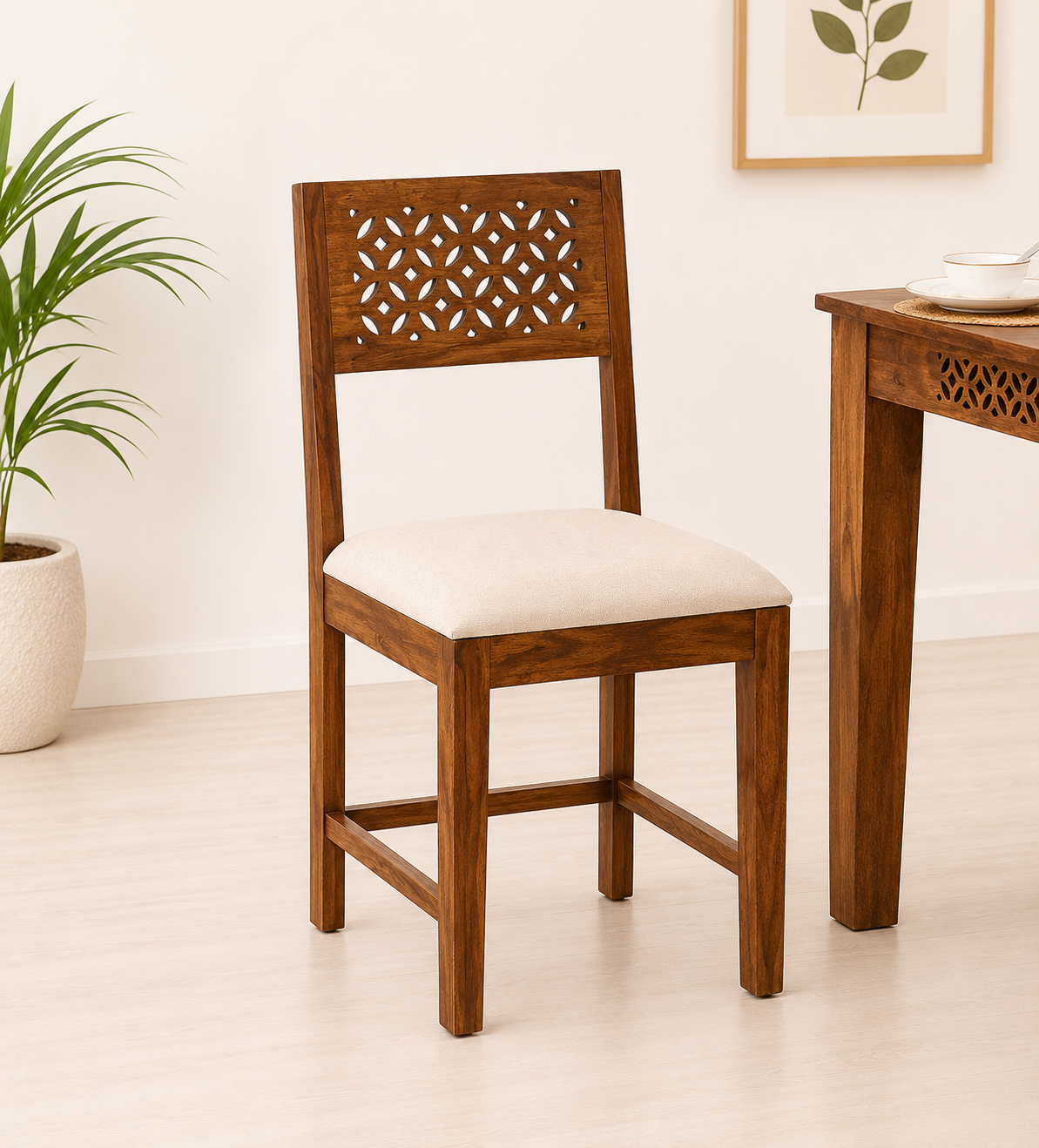Briston Premium Wooden Solid Sheesham Chair