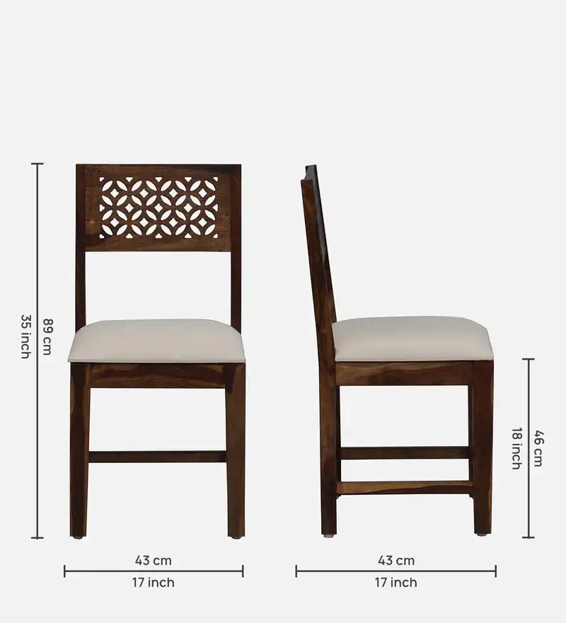 Briston Premium Wooden Solid Sheesham Chair - Image 5