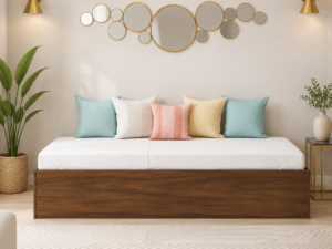 Brooklyn Modern Solid Wooden Single Bed with Classic Finish