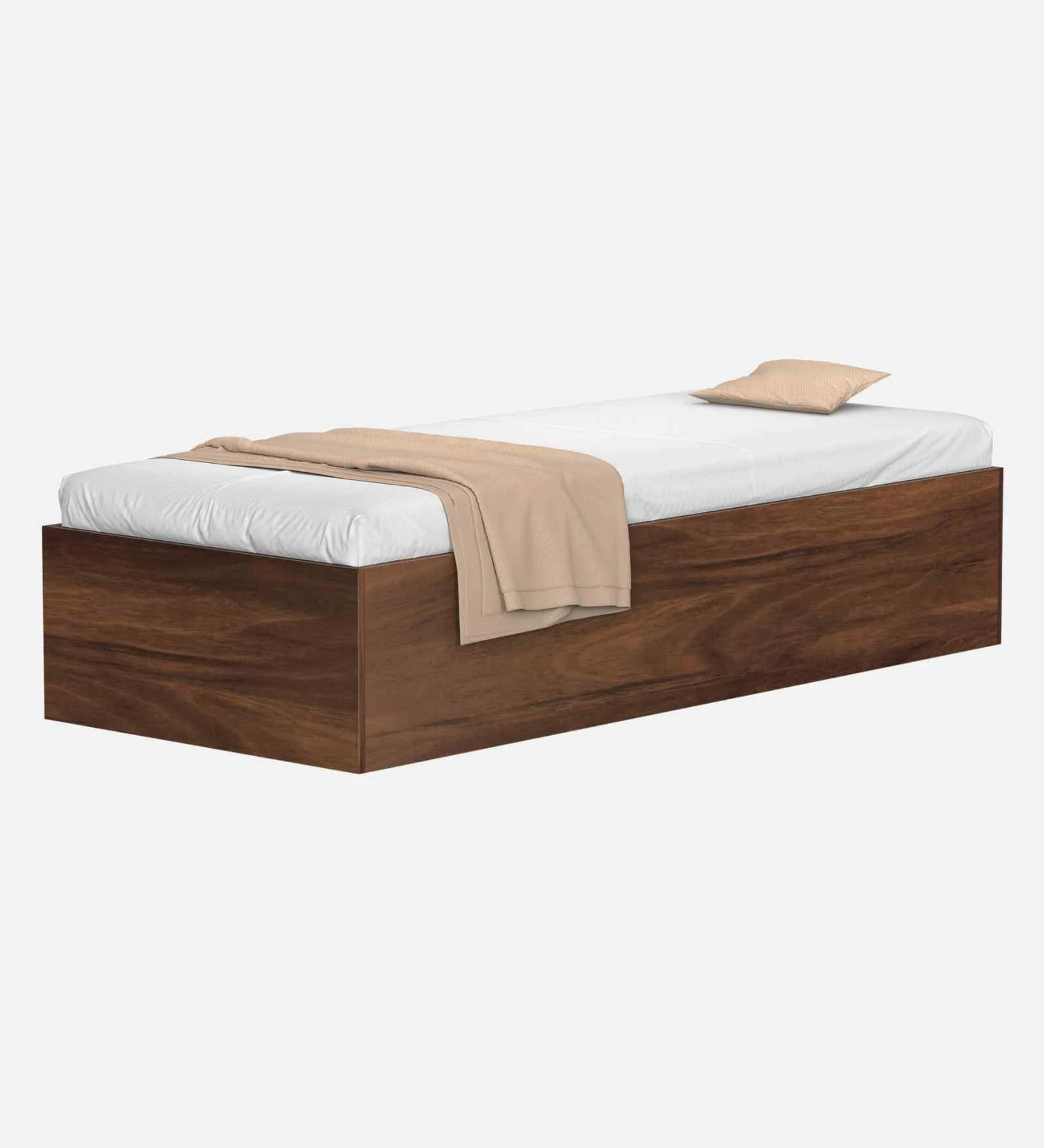 Brooklyn Modern Solid Wooden Single Bed with Classic Finish - Image 2