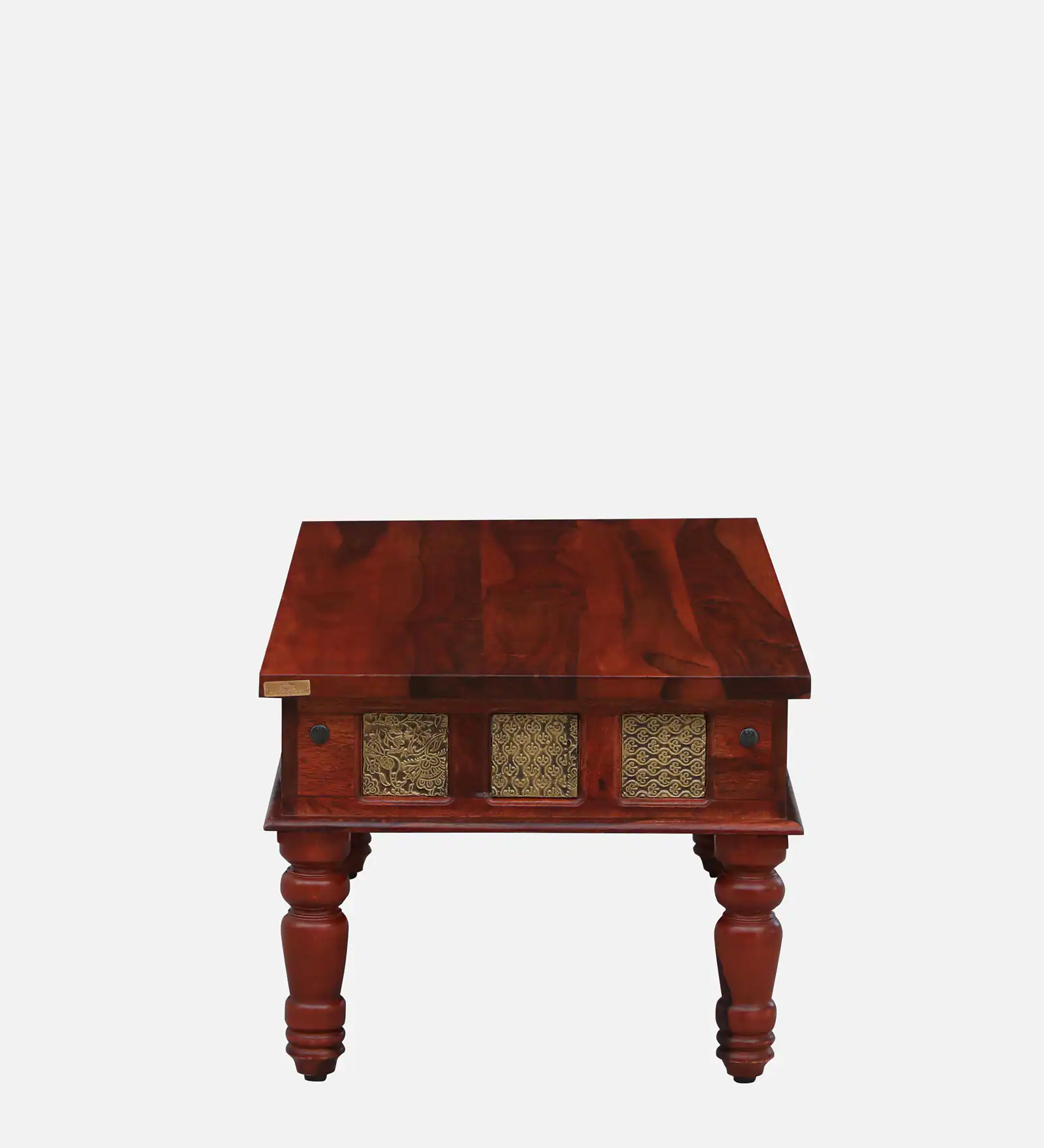 Brookshire Premium Handcrafted Wooden Coffee Table in Natural Finish - Image 5