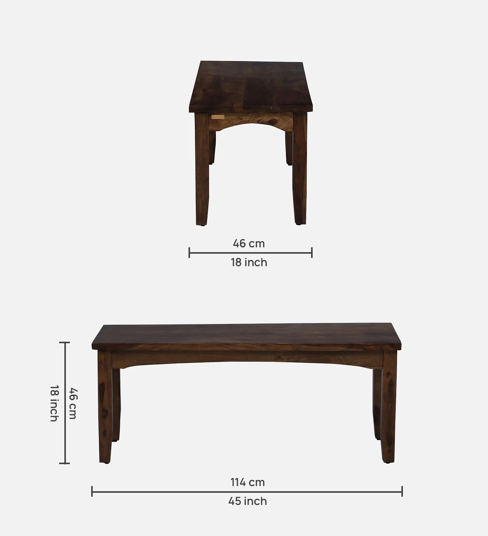 Caldora Solid Sheesham Wood 6 Seater Dining Set for Dining Room - Image 5