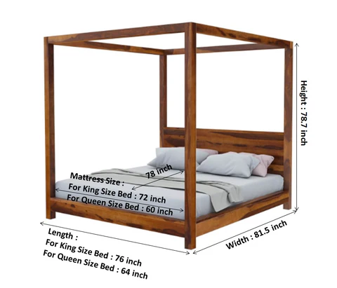 Calvero Wooden Bunk Bed in Dark Walnut Finish - Image 6