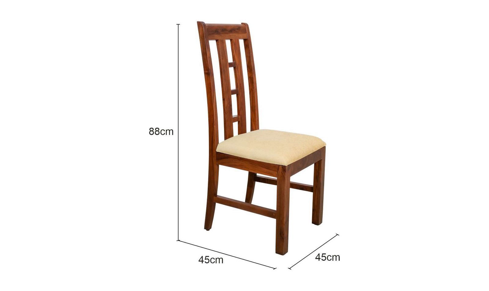 Castellan Sheesham Wood 6 Seater Dining Set In Scratch Resistant Walnut Brown Finish With Bench - Image 6