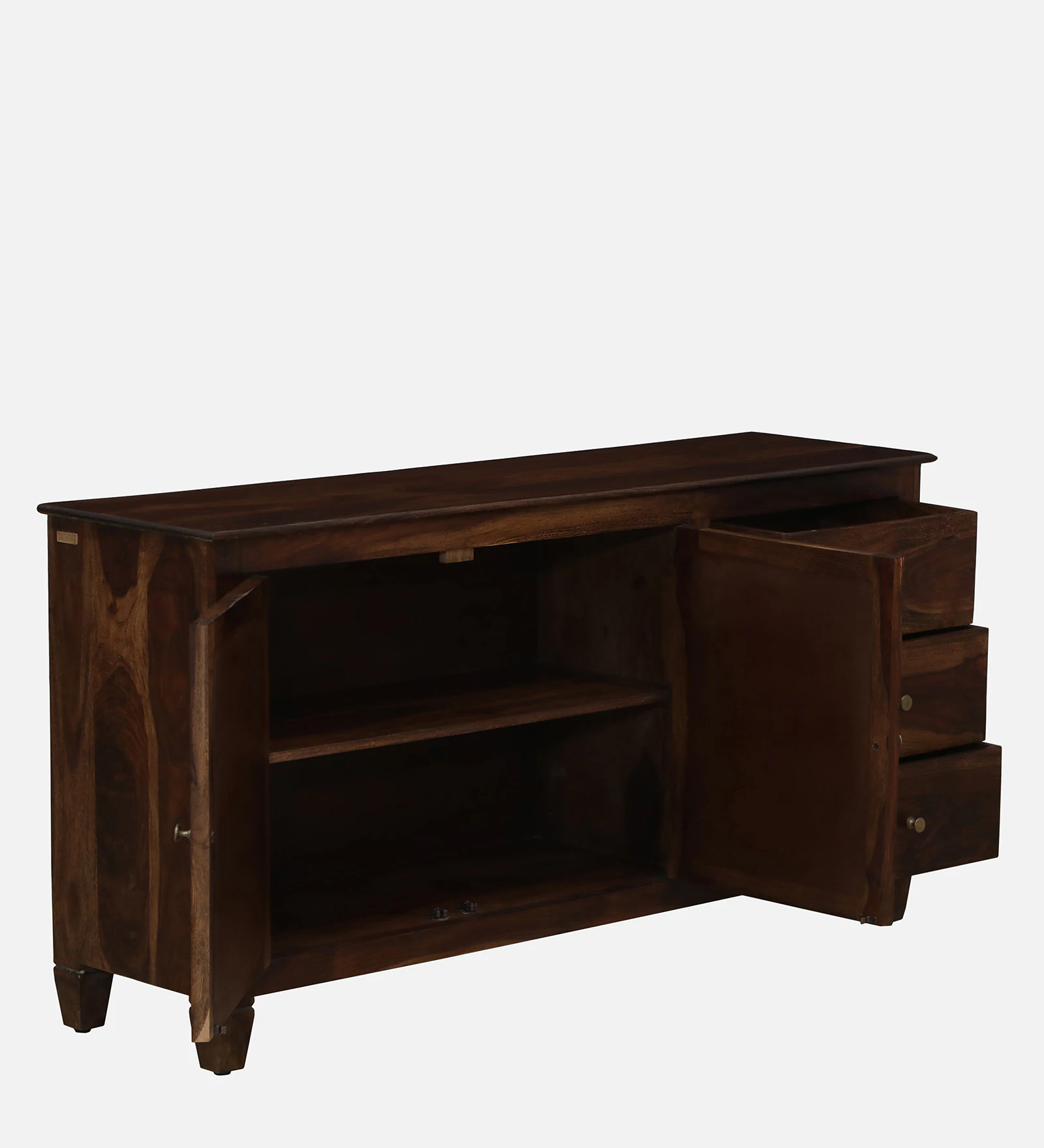 Celestia Solid Sheesham Wood Cabinet for Stylish Home Organization - Image 5