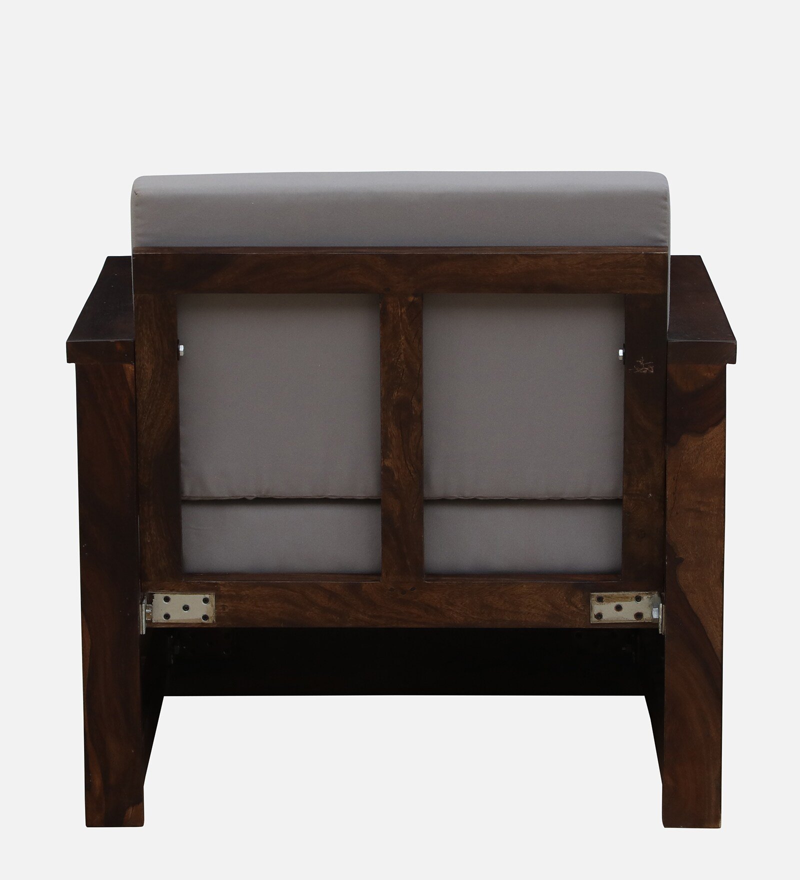 Classic Handcrafted Solid Wood 1 Seater Sofa with Premium Comfort Seating - Image 7