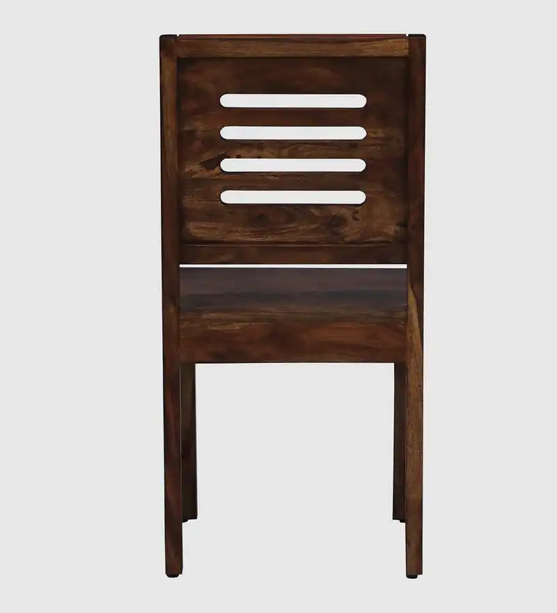 Classic Natural Sheesham Wood Dining Chair - Image 2