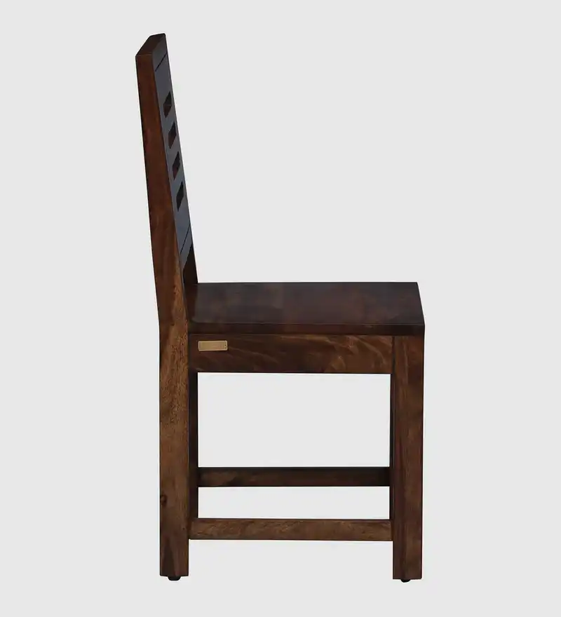 Classic Natural Sheesham Wood Dining Chair - Image 4