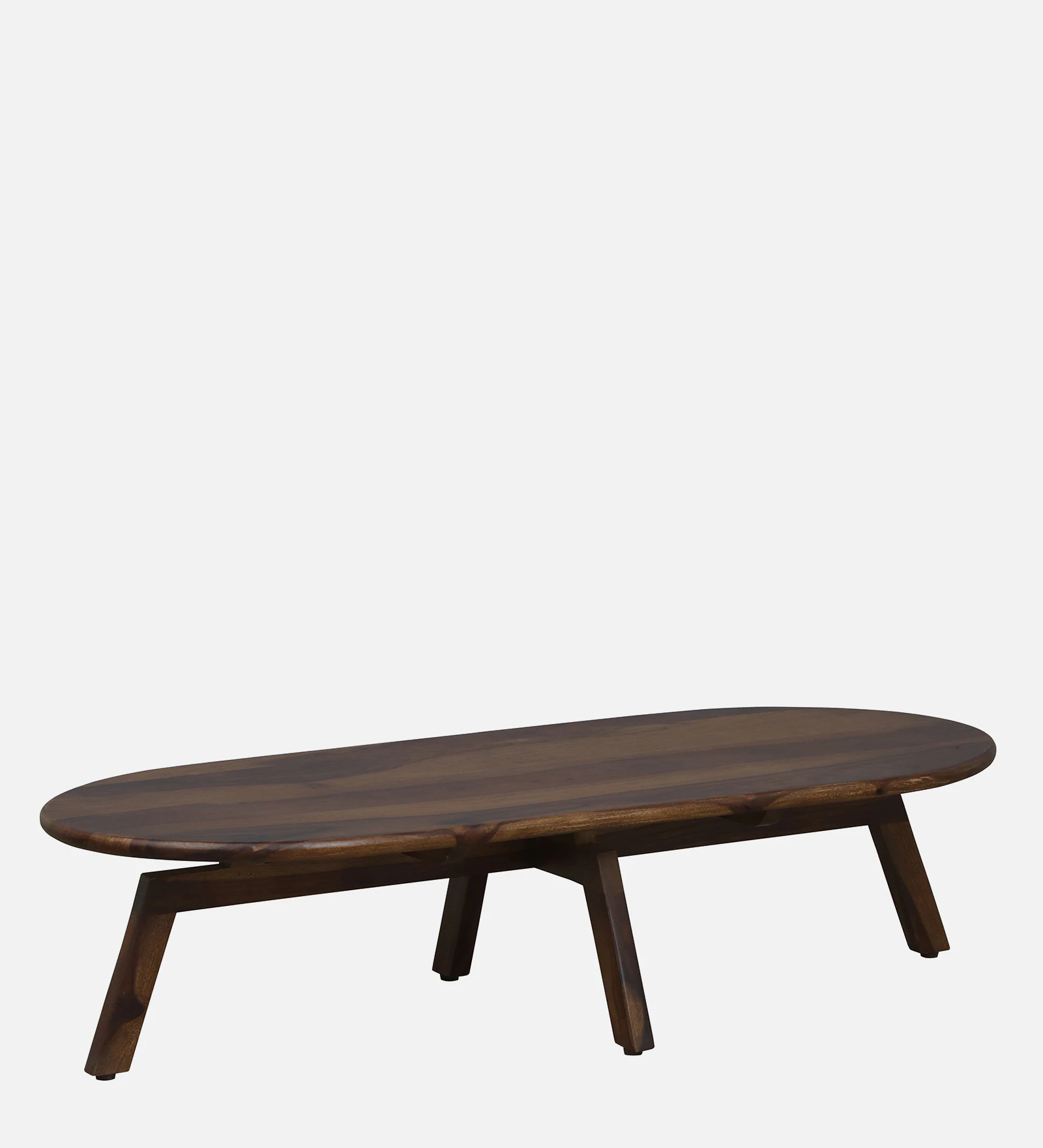 Crestwood Handcrafted Wooden Coffee Table with Utility Shelf - Image 2