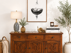 Crestwood Solid Wood Storage Cabinet with Timeless Craftsmanship
